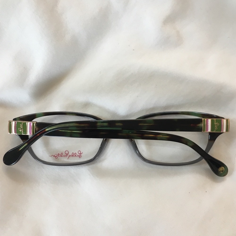 NEW Lilly Pulitzer "Alanis" eyeglasses and case - Picture 3 of 4